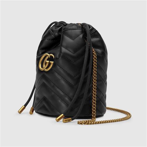 borsa gucci secchiello|Gucci Borsa a Secchiello GG Marmont Mini .